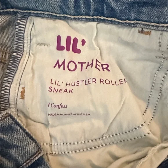 NWT Mother The Lil’ Hustler Roller Sneak 24 I Confess - Picture 13 of 13